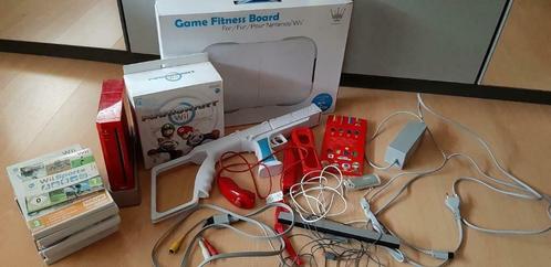 Wii met toebehoren, Games en Spelcomputers, Spelcomputers | Nintendo Consoles | Accessoires, Zo goed als nieuw, Wii, Wii-mote of Nunchuck