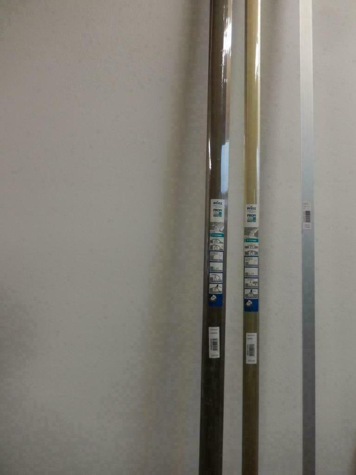 3 PROFIELLATTEN MERK "PRINZ" (VOOR LAMINAAT), Doe-het-zelf en Bouw, Plinten en Afwerking, Nieuw, Overige typen, Overige materialen