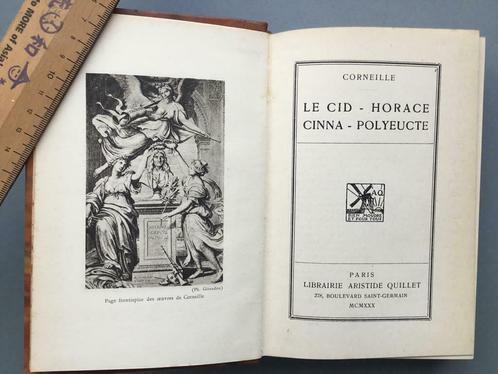CORNEILLE . TRAGÉDIE. Livre de 1930, Antiquités & Art, Antiquités | Livres & Manuscrits, Enlèvement ou Envoi