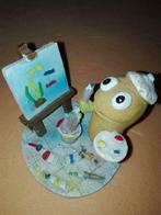 221) schilderende vis (6cm), Antiek en Kunst, Kunst | Beelden en Houtsnijwerken, Ophalen of Verzenden