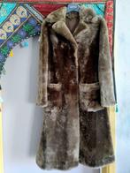Manteau lammy en fourrure de mouton bohème afghan, boho, Comme neuf, Afghan boho, Taille 36 (S), Brun