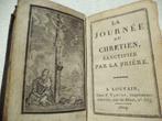 1809 La journée du Chrétien SANCTIFIÉ PAR LA PRIÈRE et la mé, Antiquités & Art, Enlèvement ou Envoi