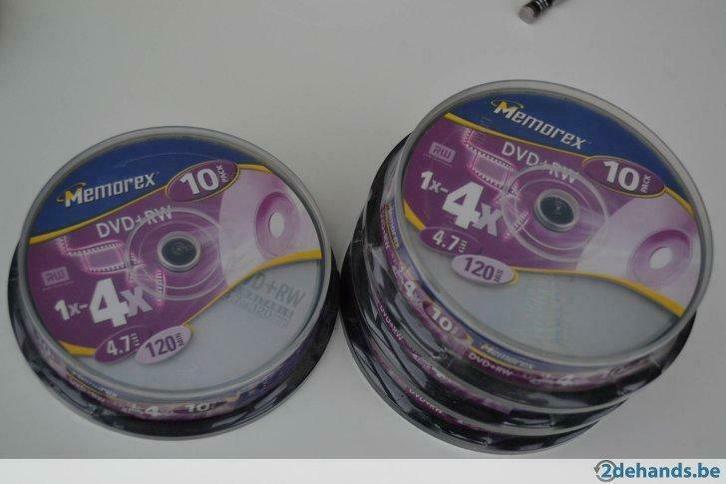 cd-r, dvd-r, dvd+r, dvd+rw, Computers en Software, Beschrijfbare discs, Nieuw, Cd