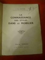 Livre ancien sur la connaissance des styles dans le mobilier, Livres, Autres types, Utilisé, Enlèvement ou Envoi