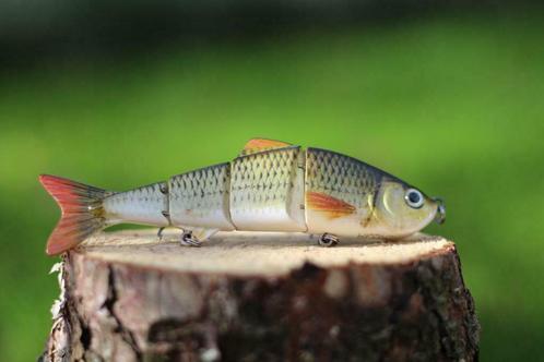 Kunstaas swimbait plug Natural Roach 12 cm snoek, Watersport en Boten, Hengelsport | Roofvissen, Nieuw, Overige typen, Ophalen of Verzenden