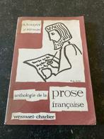 Anthologie de la prose française, Utilisé, Enlèvement ou Envoi
