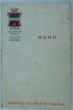 Ancien menu de Spontin, Collections, Ustensile, Comme neuf, Enlèvement ou Envoi