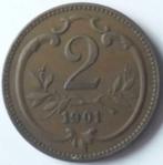 Oostenrijk - 2 heller - 1901, Autriche, Enlèvement ou Envoi, Monnaie en vrac