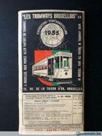 Exposition universelle Bruxelles 1935 - plan tramways trams, Ophalen of Verzenden