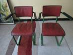 2 vintage design stoelen, Enlèvement