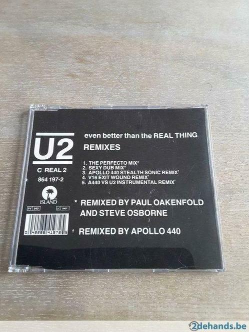 U2 Even better than the real thing Remixes 1992 origineel, CD & DVD, CD | Hardrock & Metal