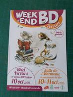 Week-end BD Verviers  -  flyer - 2015, Enlèvement ou Envoi, Autres personnages, Comme neuf, Image, Affiche ou Autocollant