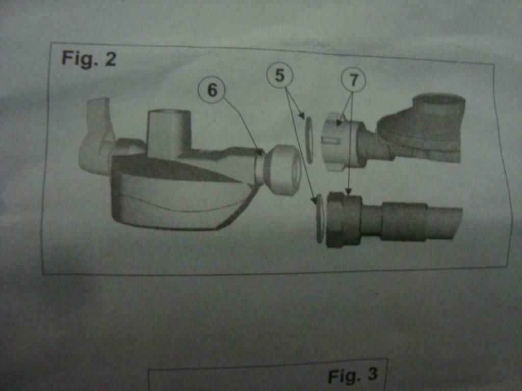 ② Bonbonne de gaz, Cube Shell avec adaptateur type 511 et 513