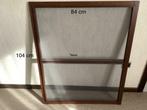 Degelijk Meranti vliegenraam: 2 stuks, Doe-het-zelf en Bouw, Glas en Ramen, Ophalen, 80 tot 120 cm, Zo goed als nieuw, 80 tot 120 cm