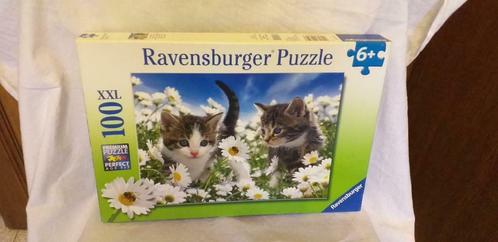 Puzzle 2 chatons Ravensburger, Hobby en Vrije tijd, Denksport en Puzzels, Gebruikt, Legpuzzel, Minder dan 500 stukjes, Ophalen of Verzenden