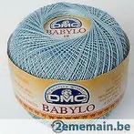 katoen DMC Babylo n°10 - 50 gr kleur 800 Lichtblauw, Nieuw, Ophalen of Verzenden, Haken