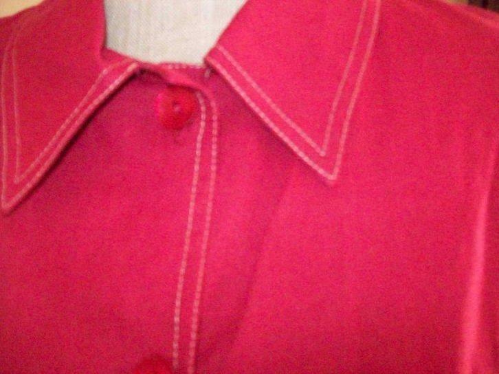 damesensemble  blouse en rok        m 38   nieuw, Kleding | Dames, Blouses en Tunieken, Nieuw, Maat 38/40 (M), Rood, Ophalen of Verzenden