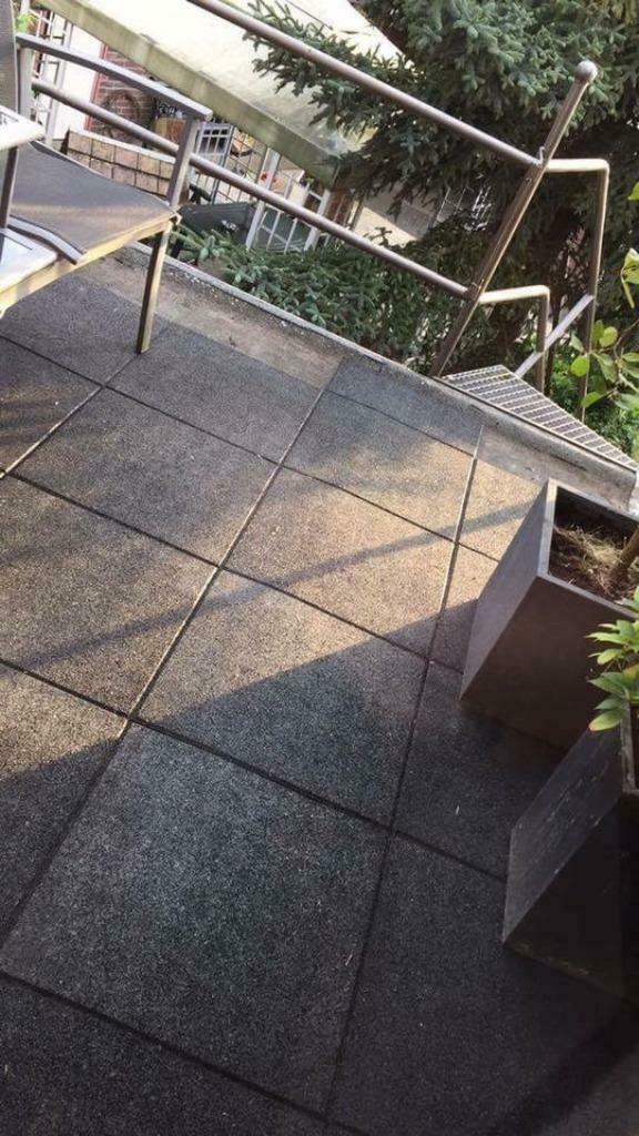 rubber tegels terras/balkon 50x50x3 EUOPEES 3 JAAR GARANTIE, Doe-het-zelf en Bouw, Tegels, Nieuw, Vloertegels, Overige materialen