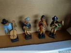 4 plastieken muzikantjes, Ophalen of Verzenden