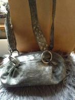 Sac cuir MONO DUE argent..., Gebruikt, Overige kleuren, Avondtasje