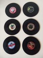 Onderzetters - Rockabilly vinyl coasters, Overige typen, Ophalen of Verzenden, Zo goed als nieuw