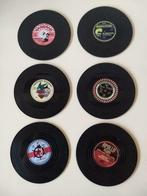 Onderzetters - Rockabilly vinyl coasters, Huis en Inrichting, Keuken | Servies, Ophalen of Verzenden, Zo goed als nieuw, Overige typen