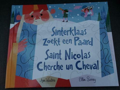 Boek: Sinterklaas zoekt een paard - nieuw - Nederlands/Frans, Boeken, Kinderboeken | Jeugd | onder 10 jaar, Nieuw, Fictie algemeen