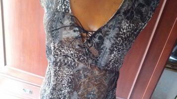 Bloes / top merkkledij Taifun nieuw, Kleding | Dames, Maat 38/40 (M), Bruin, Nieuw, Ophalen of Verzenden