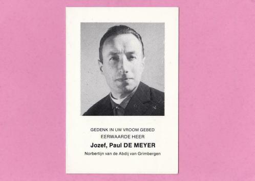 DP Norbertijn van Abdij Grimbergen, Collections, Images pieuses & Faire-part, Image pieuse, Envoi