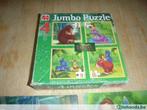 4 puzzels in 1 doos  Tarzan, Kinderen en Baby's, Gebruikt