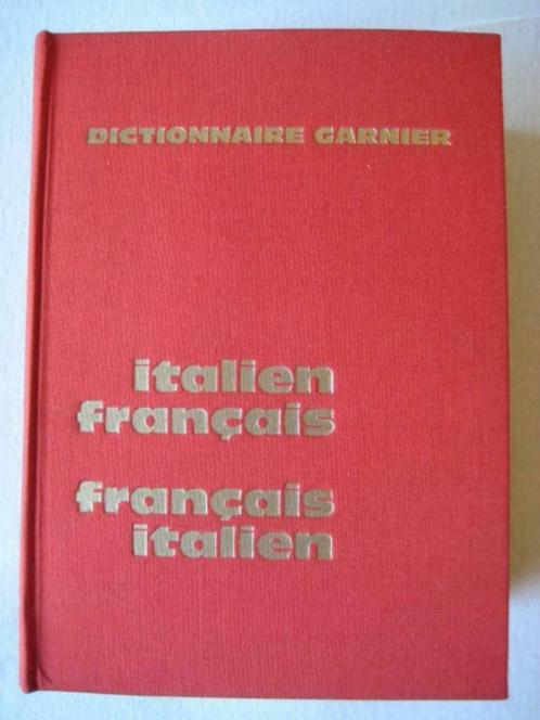 Woordenboek Garnier Italien- Français/Français-Italien, Livres, Dictionnaires, Utilisé, Italien, Autres éditeurs, Enlèvement ou Envoi