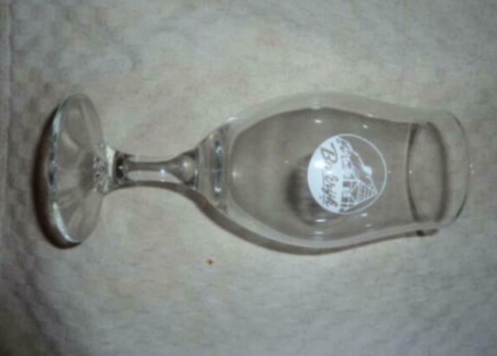 #L bier glas BOKRIJK WILDEMAN BIER ( wit ) brij Boon Lembeek, Verzamelen, Glas en Drinkglazen, Nieuw, Bierglas, Ophalen of Verzenden