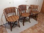 Drie rotan vintage stoeltjes, Ophalen