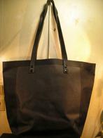 MARC JACOBS ZWART GECOAT TAS / TOTE / CANVAS, Handtassen en Accessoires, Ophalen of Verzenden, Zo goed als nieuw, Zwart, Shopper