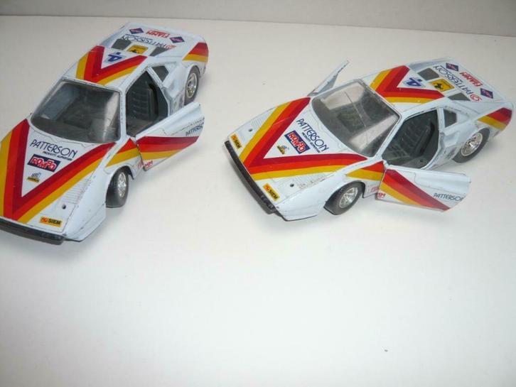 Deux Ferrari 308 GTB au 1/24ème., Kinderen en Baby's, Speelgoed |Speelgoedvoertuigen, Gebruikt, Ophalen of Verzenden