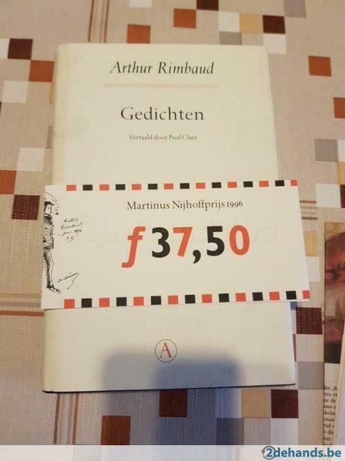 Arthur Rimbaud Gedichten, Livres, Poèmes & Poésie, Utilisé, Enlèvement ou Envoi