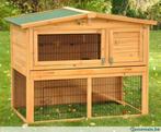 Clapier XXL abri lapin clapier double rongeur + enclos NEUF, Animaux & Accessoires, Envoi, Neuf