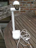 Bureau bureel lamp - wit - retromodel, Synthétique, Utilisé, Moins de 50 cm, Enlèvement ou Envoi