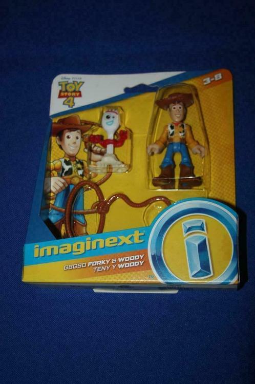 Toy Story 4 speelset ( Forky & Woody )Disney Pixar Imaginext, Collections, Disney, Neuf, Statue ou Figurine, Autres personnages