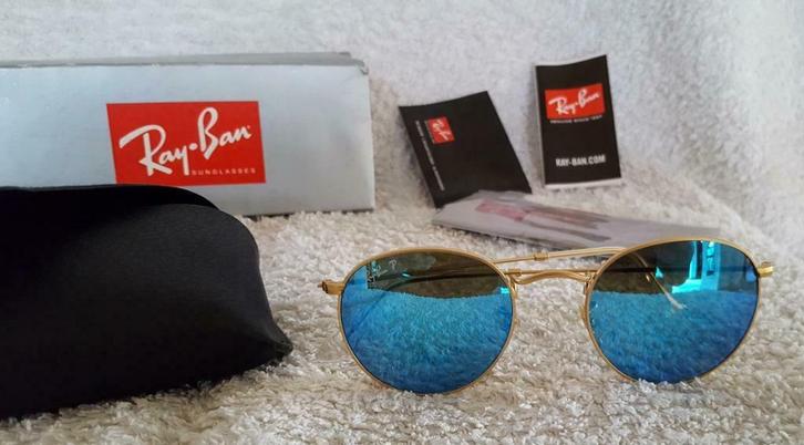 Ray-Ban👍🏻TOP!👍🏻Stijlvol+"Polarized" zonnebril+Flash Lenz, Handtassen en Accessoires, Zonnebrillen en Brillen | Heren, Nieuw