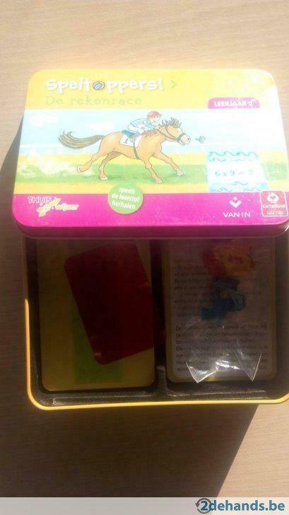De rekenrace in een leuk doosje van Speltoppers Leerjaar 2, Kinderen en Baby's, Speelgoed | Educatief en Creatief, Gebruikt, Ophalen of Verzenden