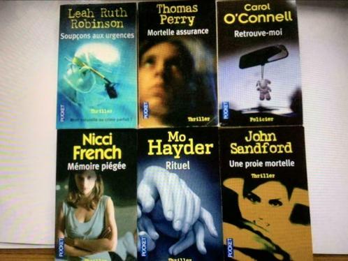 11 livres de poche Thriller - policier, Livres, Thrillers, Comme neuf