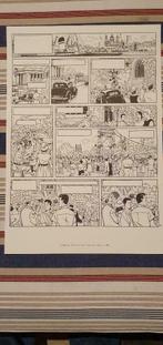 Sérigraphie planche Blake et Mortimer, Collections, Comme neuf, Enlèvement ou Envoi