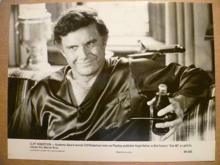 Star 80, Bobbe Fosse 1983 Cliff Robertson, H.Hefner, Playboy, Verzamelen, Film en Tv, Zo goed als nieuw, Film, Foto of Kaart, Verzenden