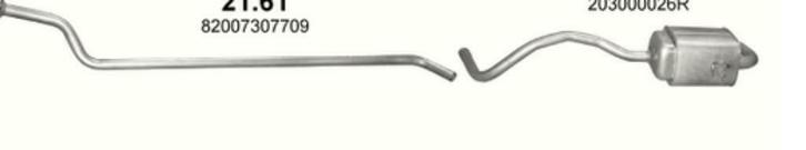 uitlaat renault megane 3 1.5 1.4 1.6 1.8 nieuw, Auto-onderdelen, Uitlaatsystemen, Renault, Ophalen of Verzenden