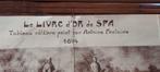 Reproduction "Le livre d'or de Spa" 1894, Autres sujets/thèmes, Avant 1940, Utilisé, Enlèvement ou Envoi