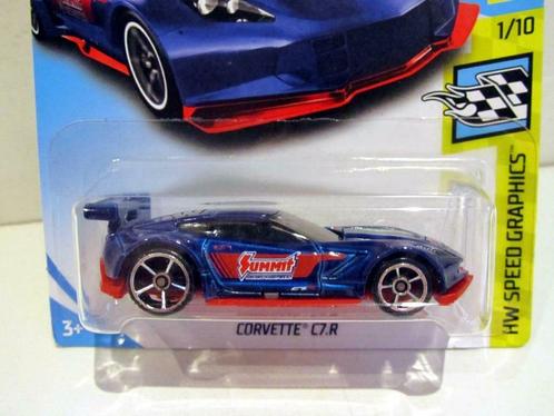 Corvette C7.R (bleu) "Factory Sealed 2018 Set" Hot Wheels, Hobby & Loisirs créatifs, Voitures miniatures | Échelles Autre, Neuf