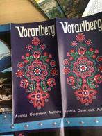 dépliant touristique "Autriche-Vorarlberg" cartonné   vintag, Livres, Atlas & Cartes géographiques, Comme neuf, Autres types, Europe autre