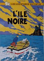 Tintin Laque sur bois l'île noire F61, Collections, Comme neuf, Enlèvement ou Envoi