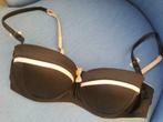 soutien-gorge 90C satin noir & rose clair petits noeuds, Ophalen of Verzenden, Zwart, New Look, BH